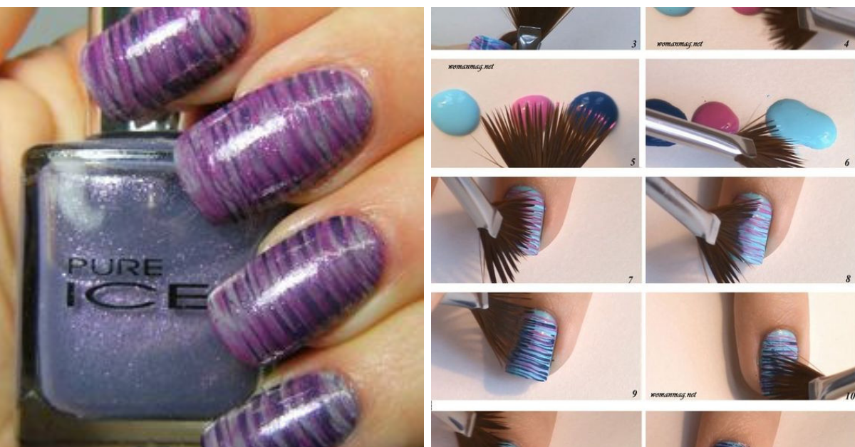 Brush Striped Nail