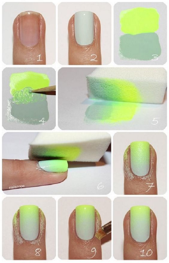 DIY Ombre Nails At Home (Video)