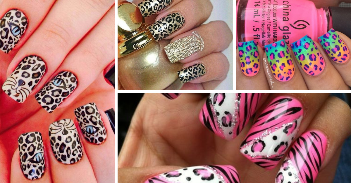 Decorated Nails Animal Print