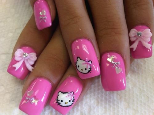 Hello Kitty Stiletto Nail 6