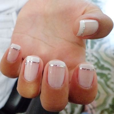 Nails decorated brides