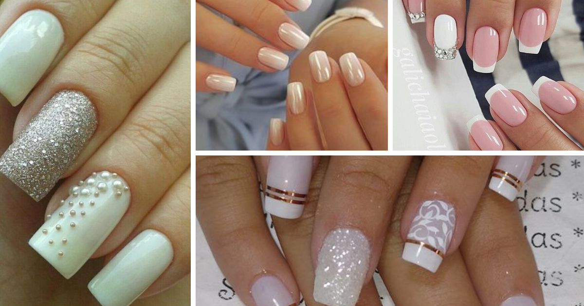 Nails decorated brides