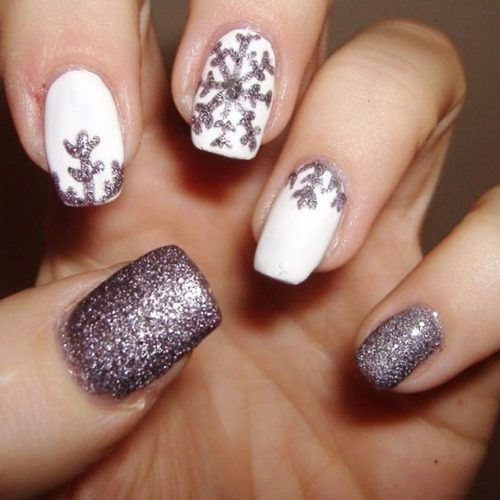 DIY Snowflake Nail Art Tutorial