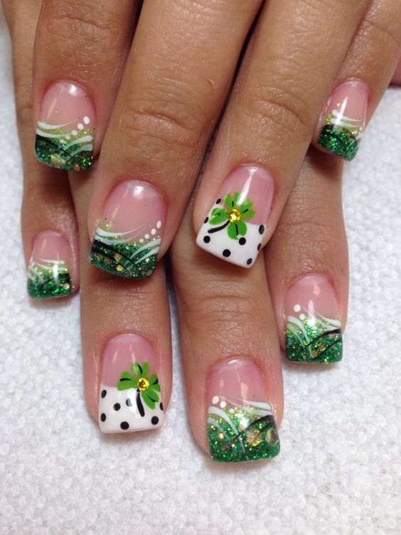 St Patrick Day NAils Ideas 5