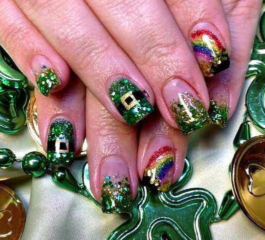 St Patrick Day NAils Ideas 6