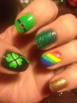 St Patrick Day NAils Ideas 8