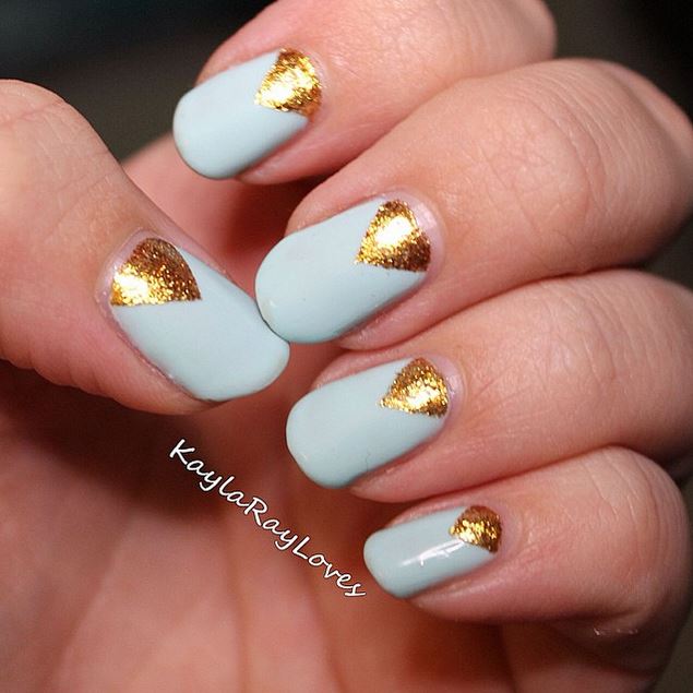 16 Awesome Nail Art Designs You Can Create Using Scotch Tape