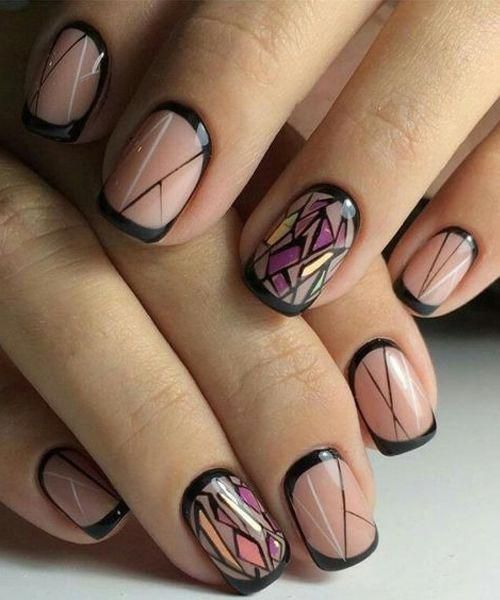 border nail ideas tutorial 2