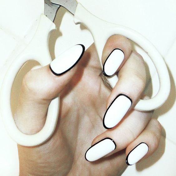 border nail ideas tutorial