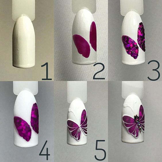 Butterfly Nail Art DIY Tutorial