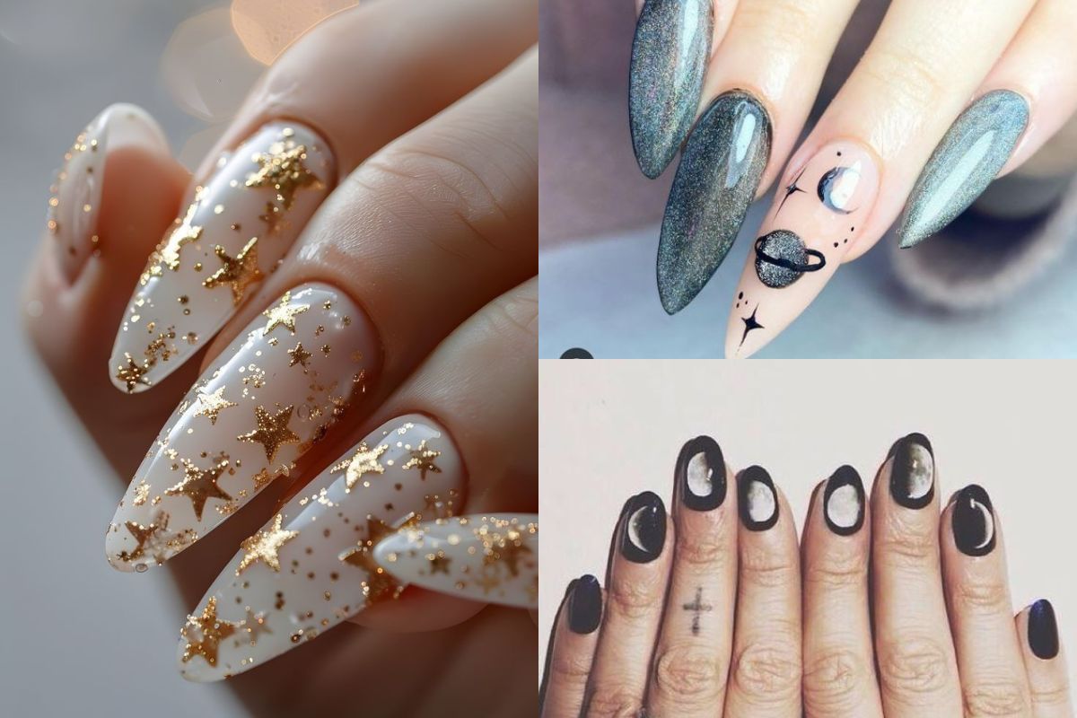 celestial decorated nails 10
