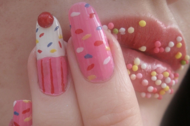 cupcake nails