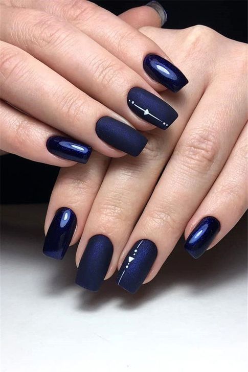 decorated nail ideas blue 10