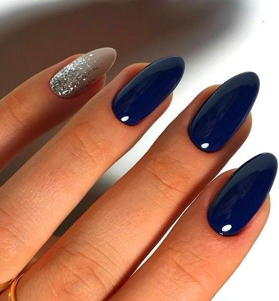 decorated nail ideas blue 11