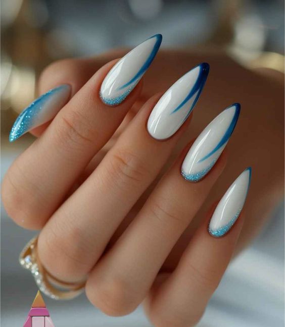 delicate blue nails 3