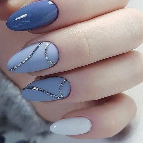 delicate blue nails 7