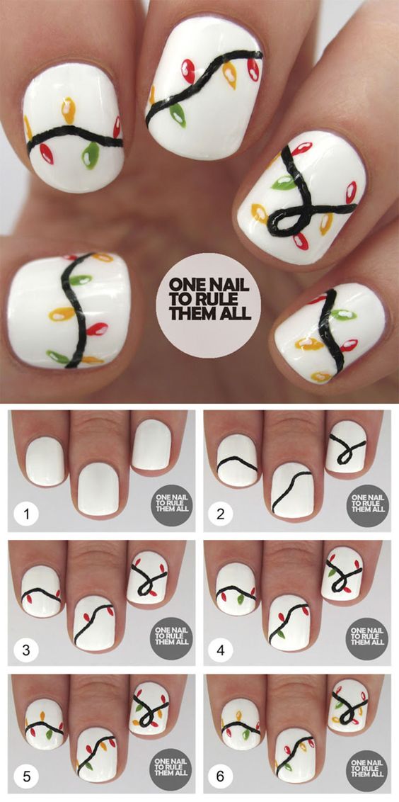 diy christmas nails 2