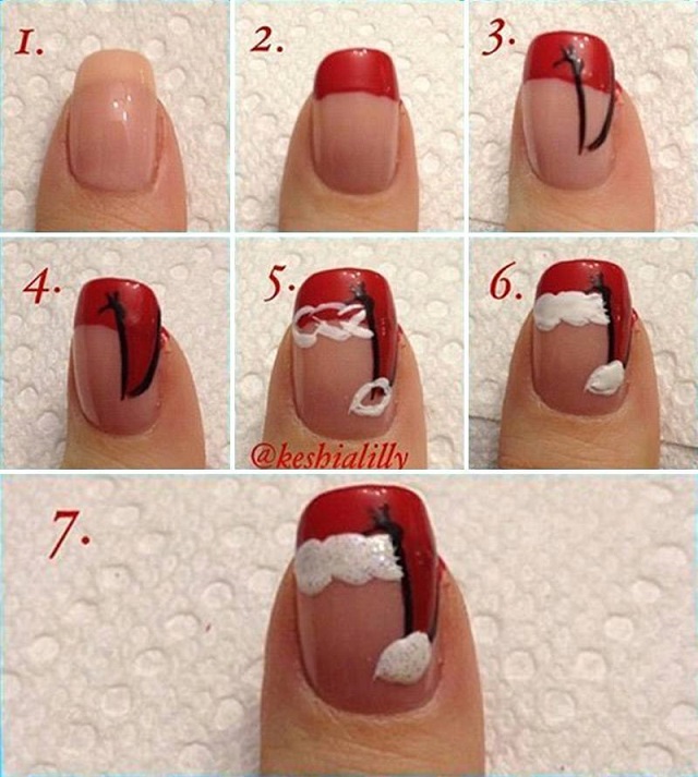 diy christmas nails 7