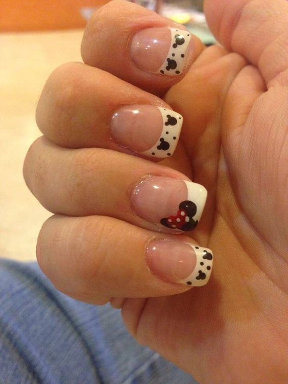 minnie mouse nails ideas 1