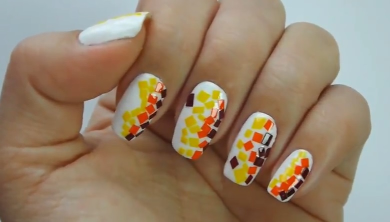 mosaic nails ideas 5