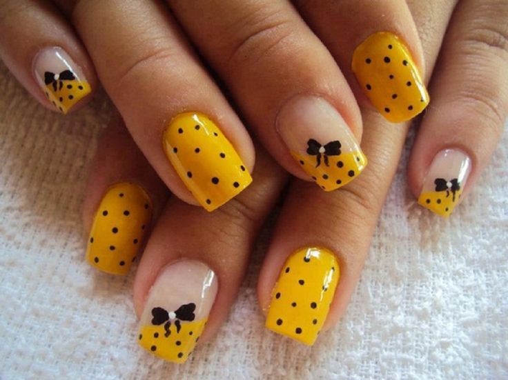 polka dot nail ideas 1