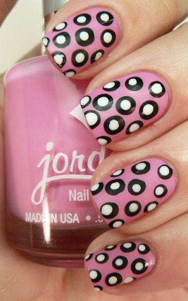 polka dot nail ideas 11