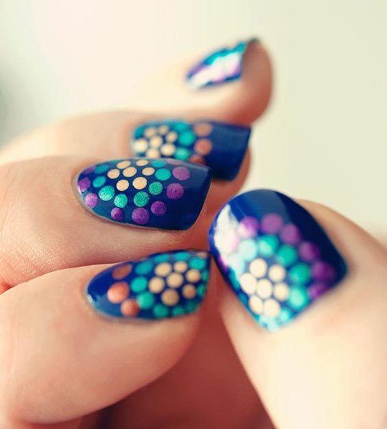 polka dot nail ideas 13