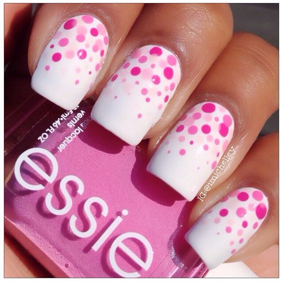 polka dot nail ideas 18