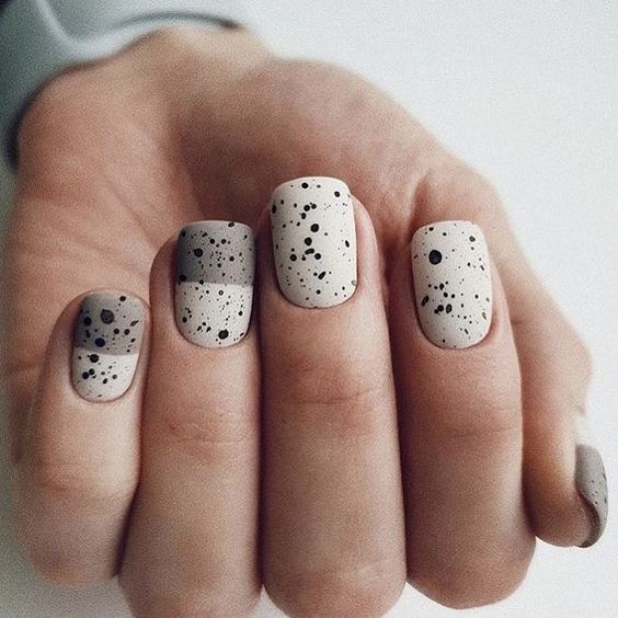 polka dot nail ideas 6