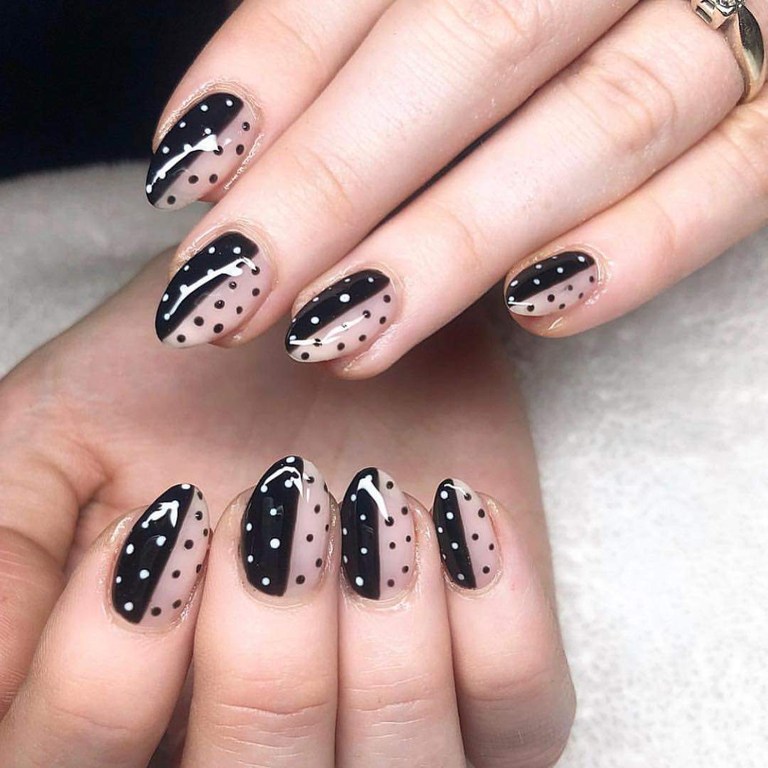 polka dot nail ideas 9