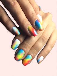 tie dye nails 12