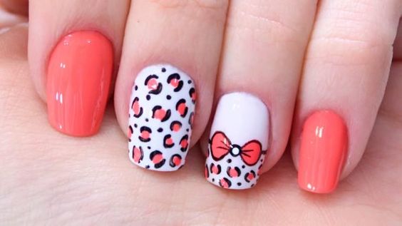 tie nail ideas 1