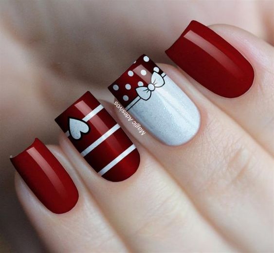 tie nail ideas